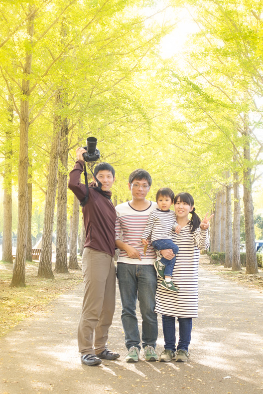 家族写真　出張撮影　つくば市　万博記念公園