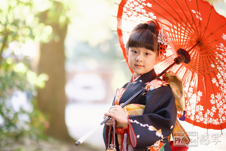 七五三　７歳　女の子　出張撮影　家族写真　東京都　千葉県　神奈川県　埼玉県