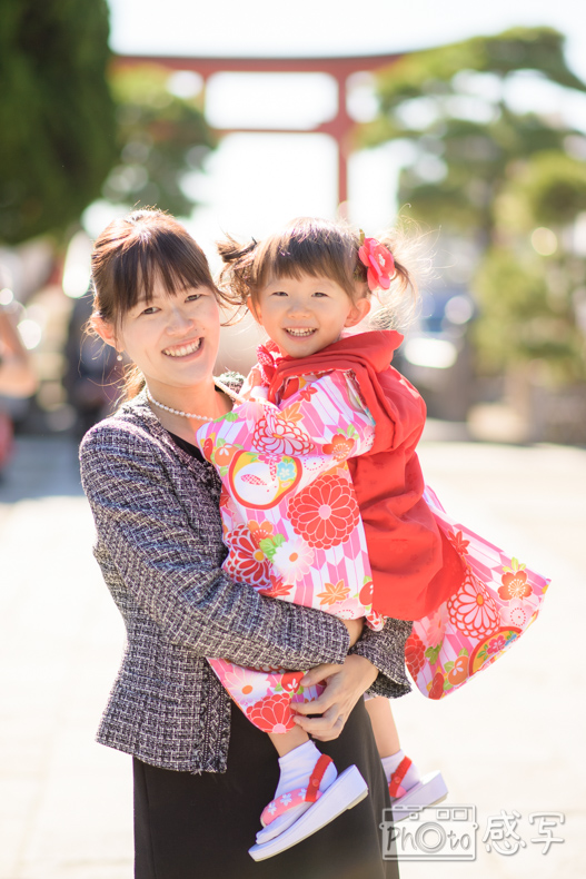 鶴岡八幡宮　七五三　出張撮影　３歳　女の子