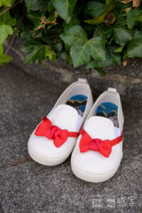 七五三　女の子　３歳　草履風上履き