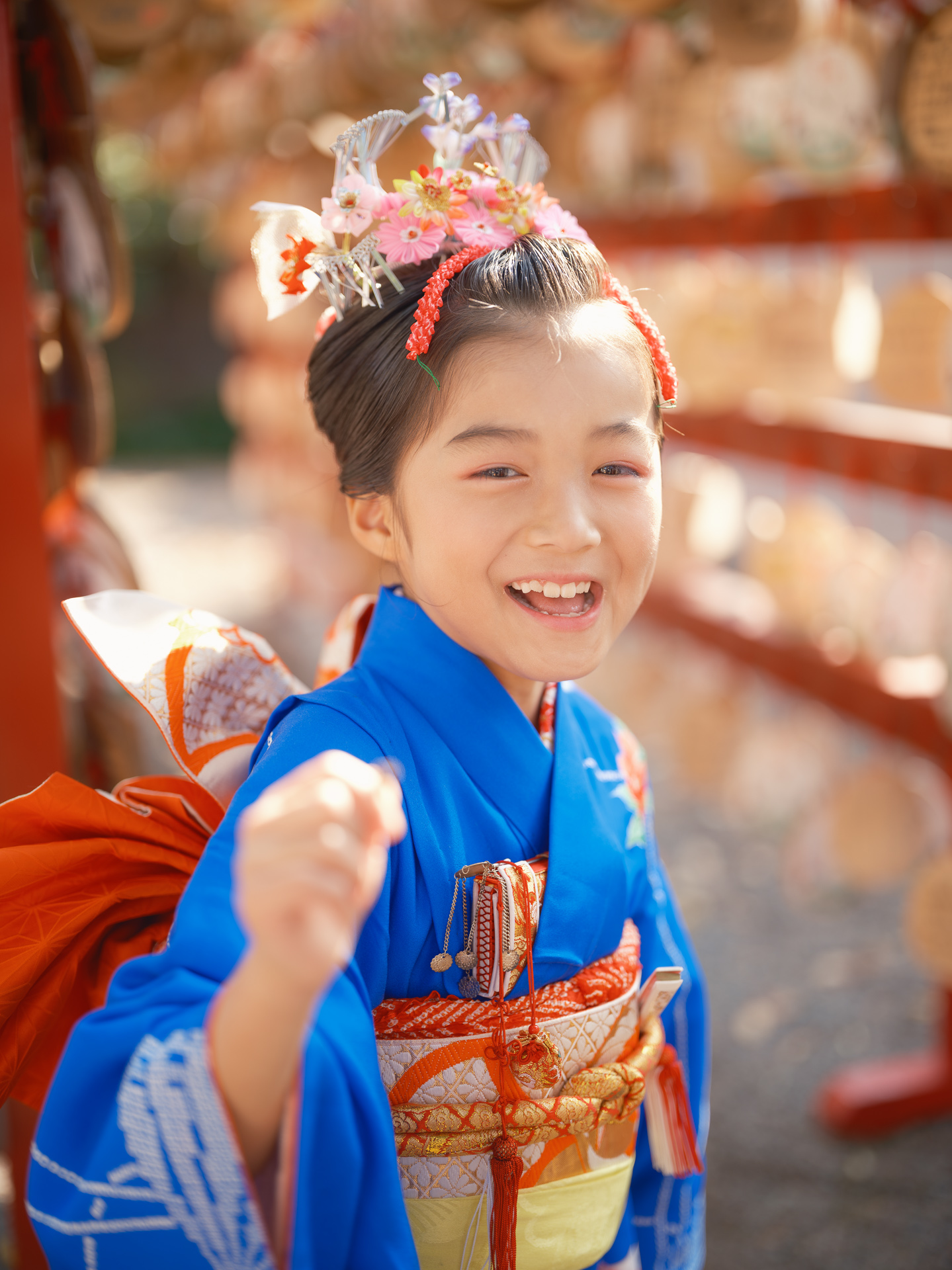 七五三　七歳　女の子　出張撮影