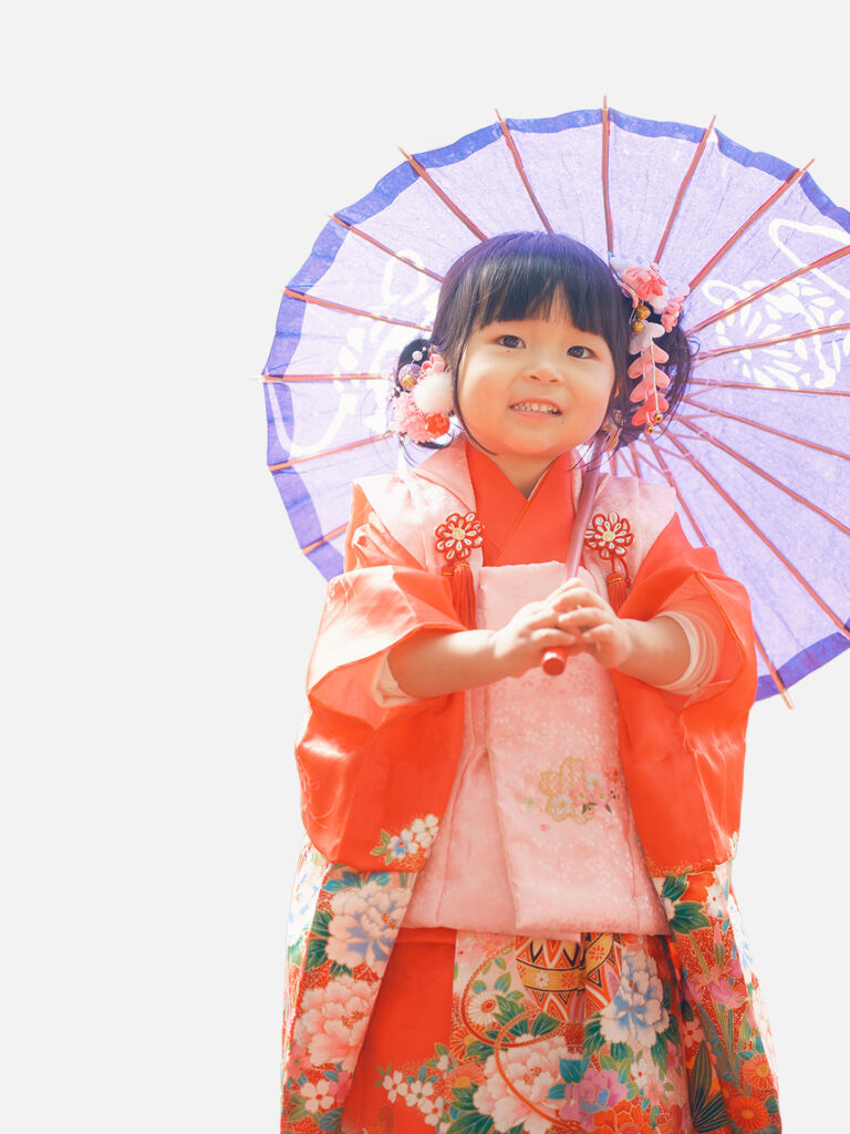 七五三 3歳女の子 スタジオ撮影