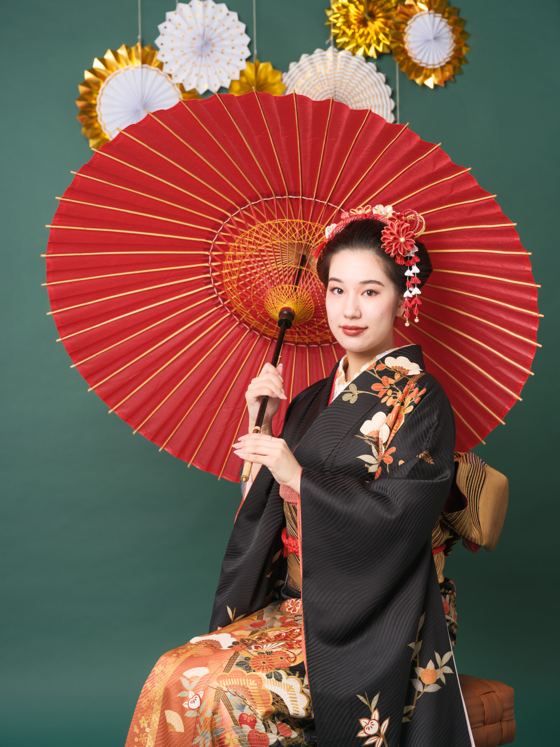 成人式　スタジオ撮影　写真館　二十歳の集い　写真