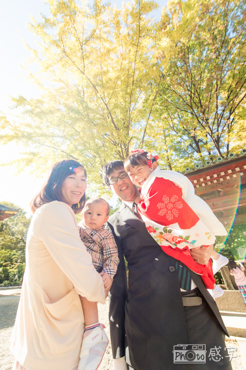 根津神社 七五三の出張撮影