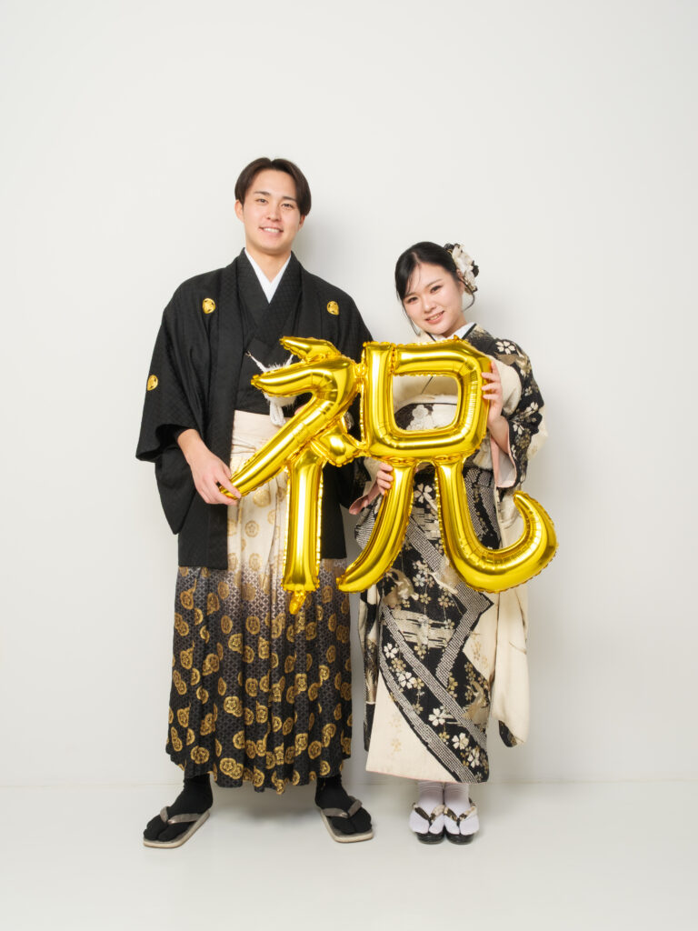 セルフフォト 浅草から着物を着てご来店