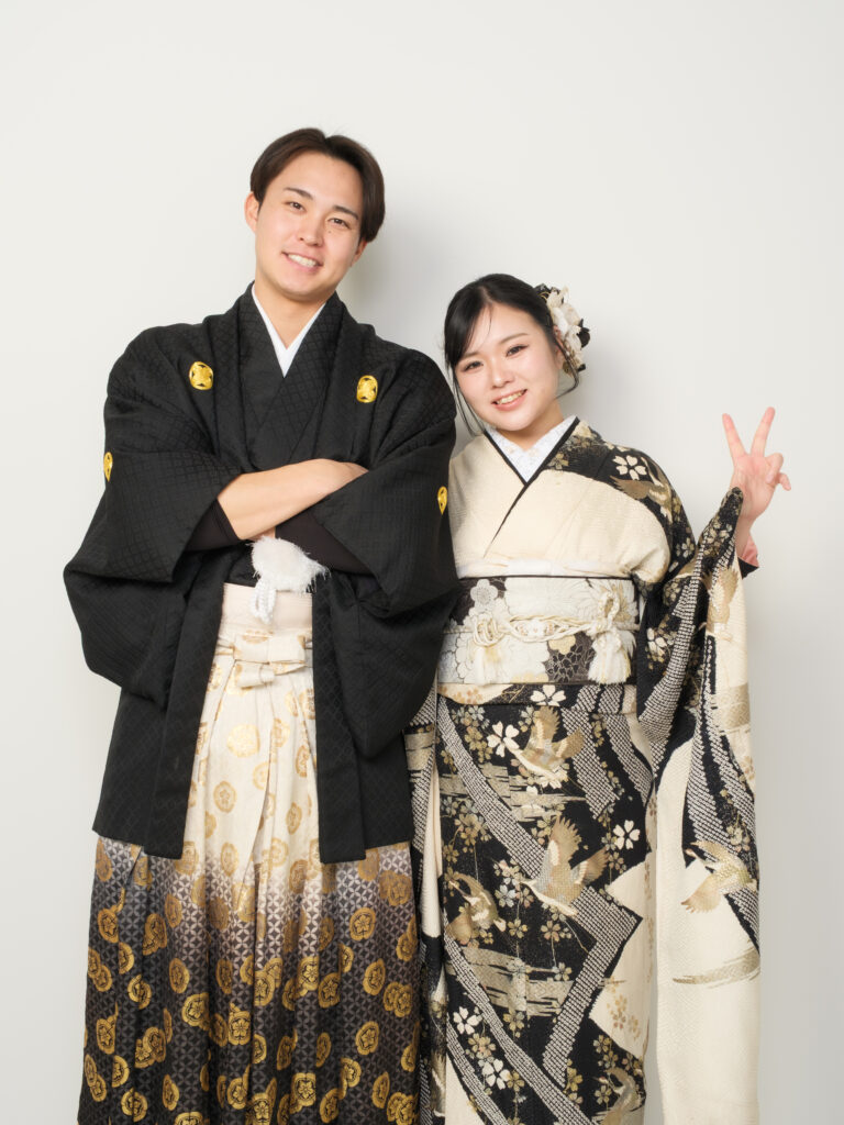 浅草 着物 セルフ写真館 カップルフォト
