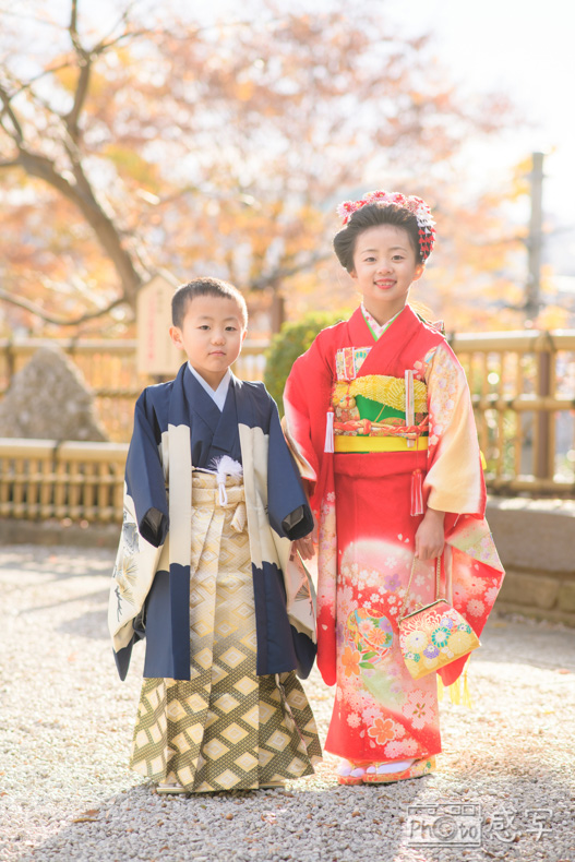師岡熊野神社　七五三　七歳　女の子　5歳　男の子　横浜　サッカー