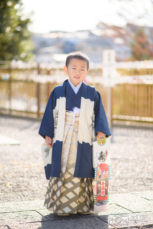 師岡熊野神社　七五三　七歳　女の子　5歳　男の子　横浜　サッカー