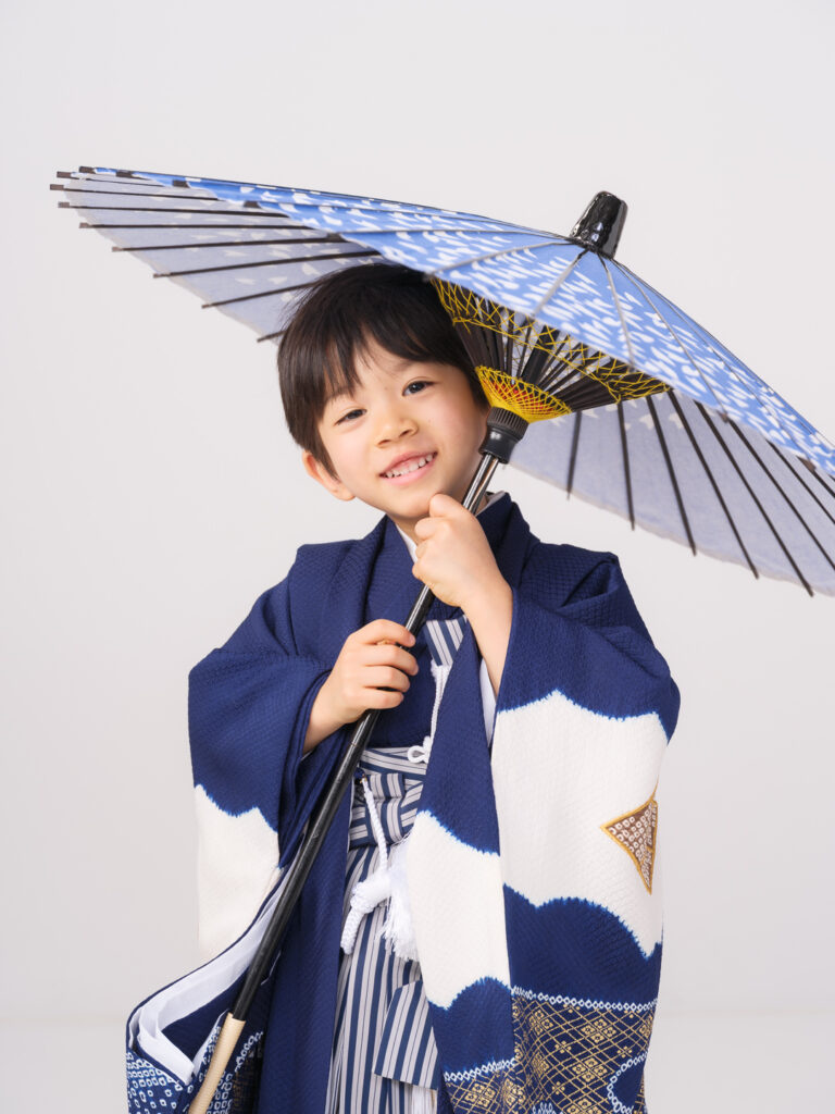 七五三　スタジオ撮影　5歳男の子