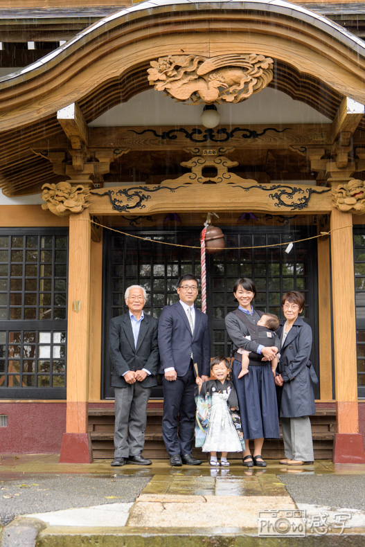 七五三　榛名神社　写真　出張撮影　ファミリーフォト
