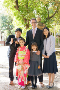 赤坂氷川神社　七五三　出張撮影　写真　7歳女の子