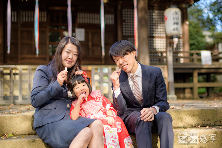 氷川台　氷川神社　七五三　出張撮影　家族写真　ファミリーフォト６
