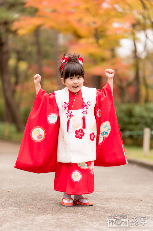 初お宮参りの写真　稲毛浅間神社　出張撮影　７５３　写真６