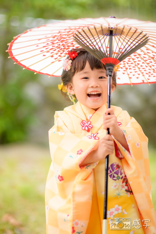 村松山　虚空蔵堂　七五三　出張撮影　家族写真