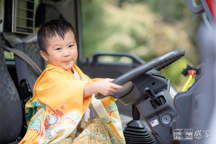 根津神社　七五三　出張撮影　ファミリーフォト３