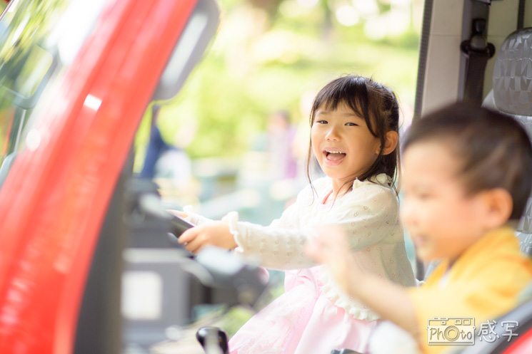 根津神社　七五三　出張撮影　ファミリーフォト