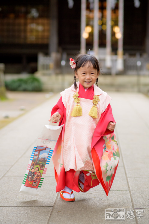 石神井氷川神社　七五三　出張撮影　家族写真