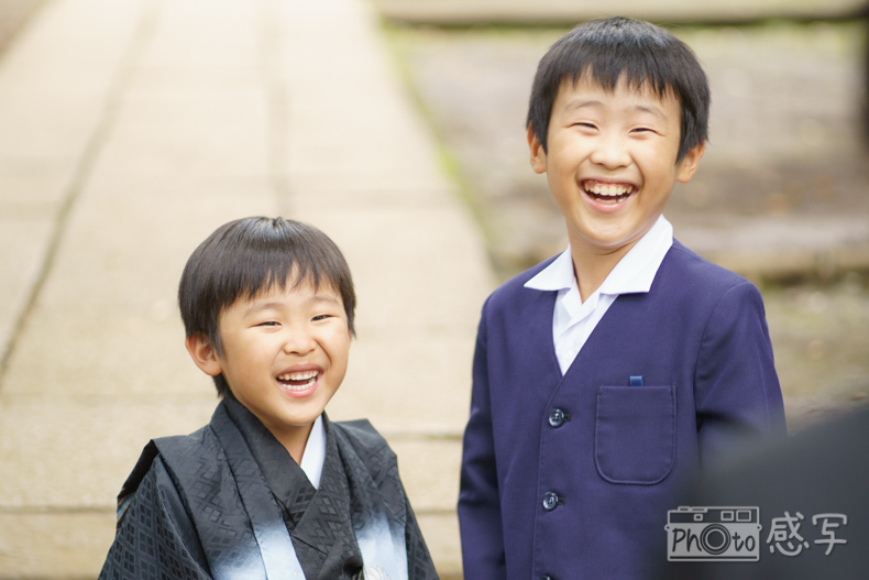 八雲氷川神社　七五三　5歳　男の子