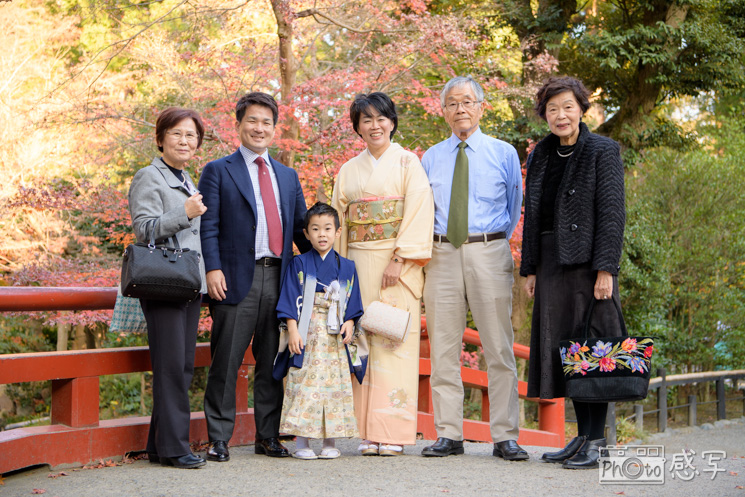 鶴岡八幡宮　七五三　出張撮影　家族写真　ファミリーフォト