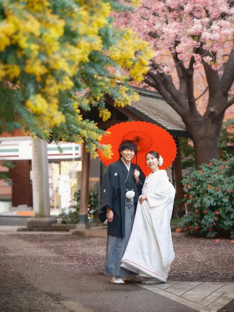 蔵前神社 結婚式 写真