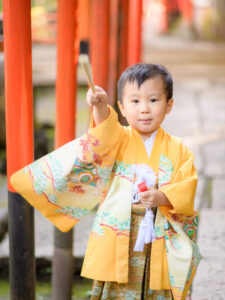 根津神社　七五三出張撮影