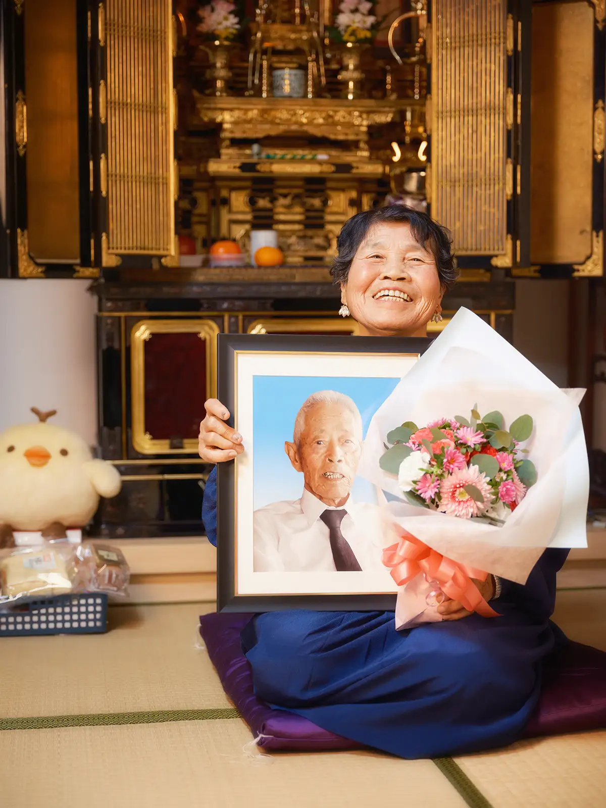 祖母と孫ちゃんねる　おばあちゃん　シニアポートレート　遺影写真
