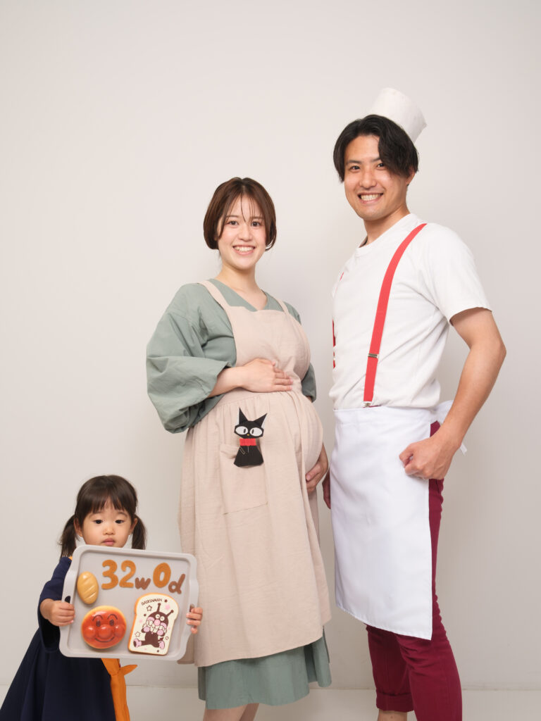 マタニティフォト 魔女の宅急便 おそのさん